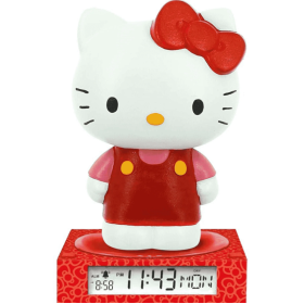 Lámpara 3D Con Despertador Hello Kitty 2