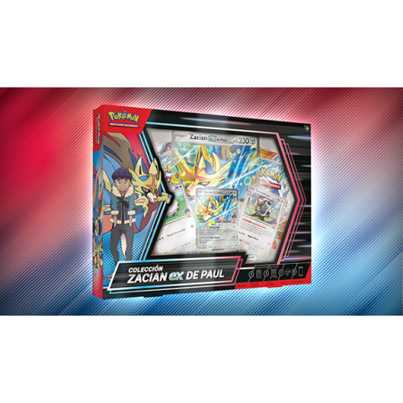 Caja Pokemon Colección Zacian Ex de Paul