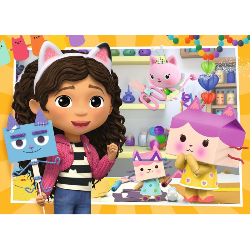 Puzzle Casa De Muñecas De Gabby 4x42 Pzs