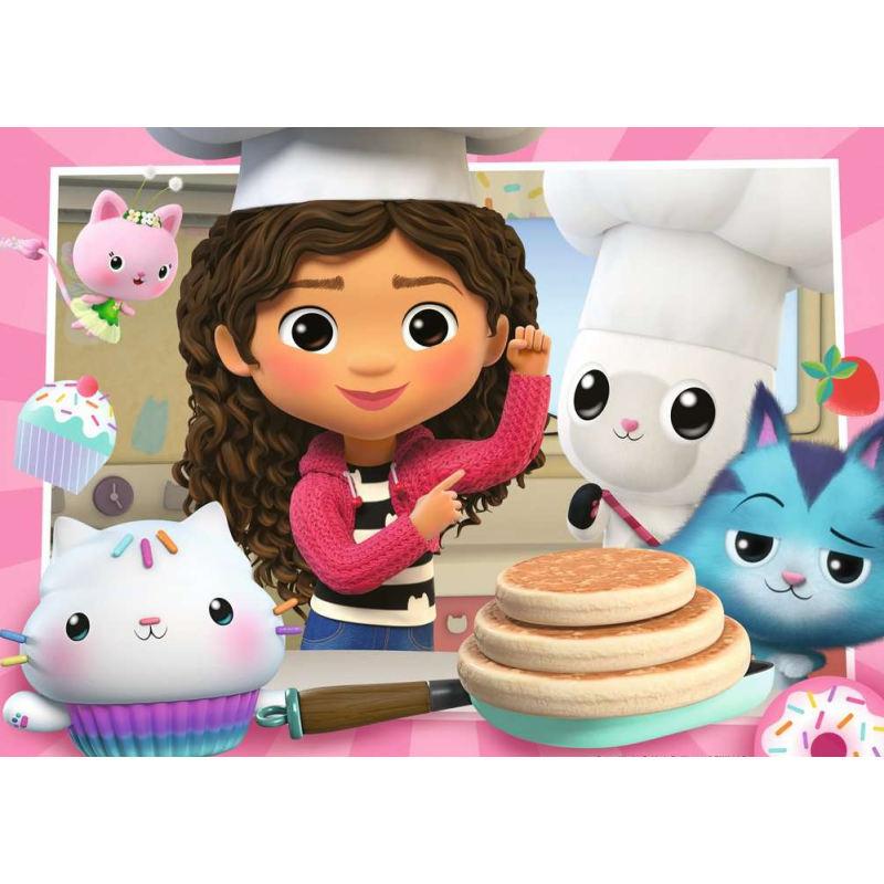 Puzzle Casa De Muñecas De Gabby 4x42 Pzs