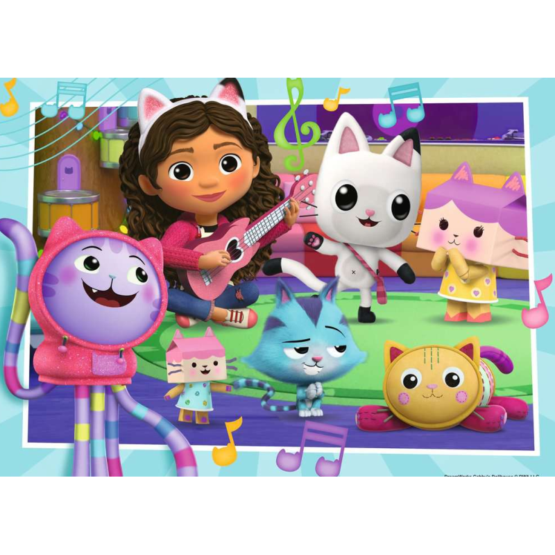 Puzzle Casa De Muñecas De Gabby 4x42 Pzs