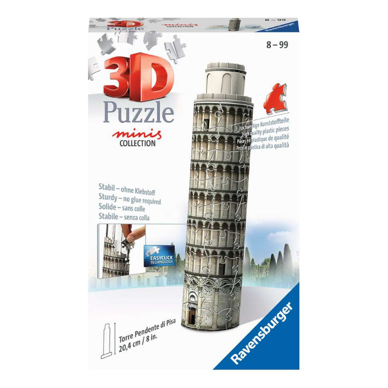 Puzzle 3D Torre Di Pisa 54 Pzs De Ravensburger