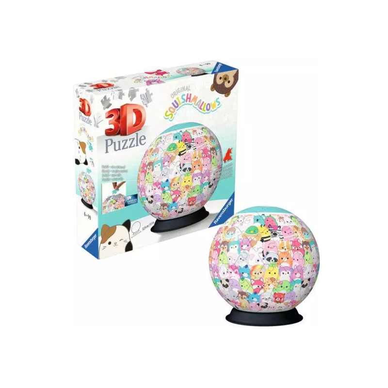 Puzzle 3D Bola Squishmallows 72 Pzs