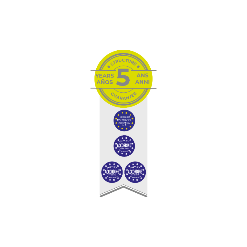 Piscina de Acero Redonda Kea Grafito 300 x 120 cm