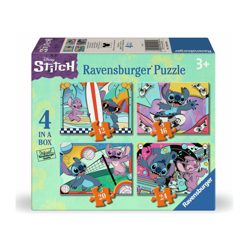 Puzzle Stitch Progresivo 12/16/20/24 Pzs De Ravensburger