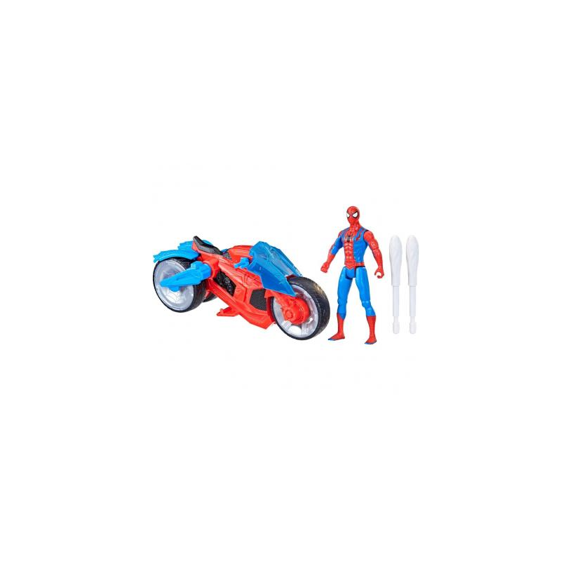 Moto Arácnida Con Figura Spiderman