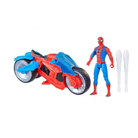 Moto Arácnida Con Figura Spiderman