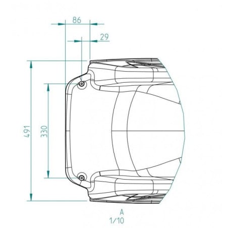 Rampa de tobogán MASGAMES XL (altura 150 cm) Fucsia 