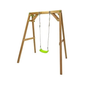 Columpio individual de madera cuadrada Masgames XYLO XL  2