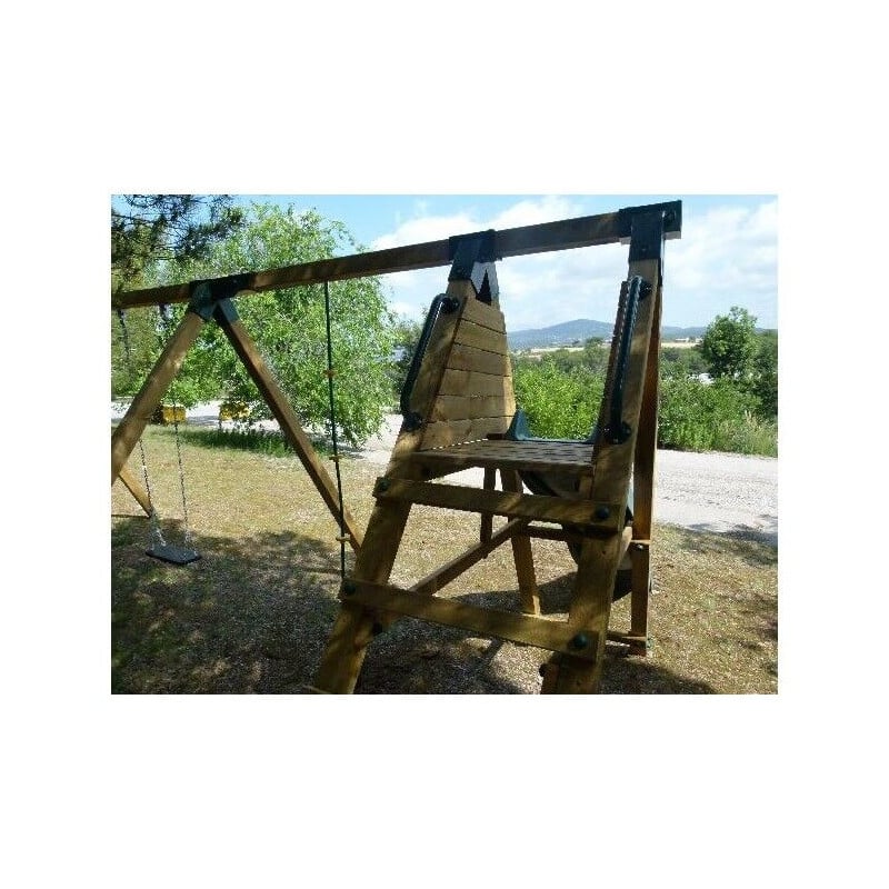 Parque infantil Masgames PEGASUS Dos asientos planos  Superficie de hormigón (atornillado)