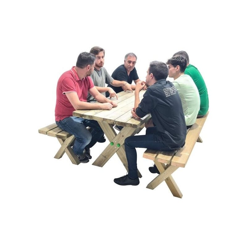 Mesa de picnic MASGAMES XERTA 180 Blanco 