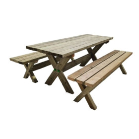 Mesa de picnic MASGAMES XERTA 180 Marrón 