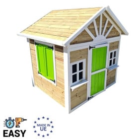 Casita infantil de madera por paneles Masgames VISBY  2