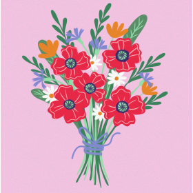 Creart Art Serie Trend Ramo De Amapolas De Ravesburger 2