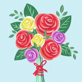 Creart Art Serie Trend Ramo De Rosas De Ravensburger 2