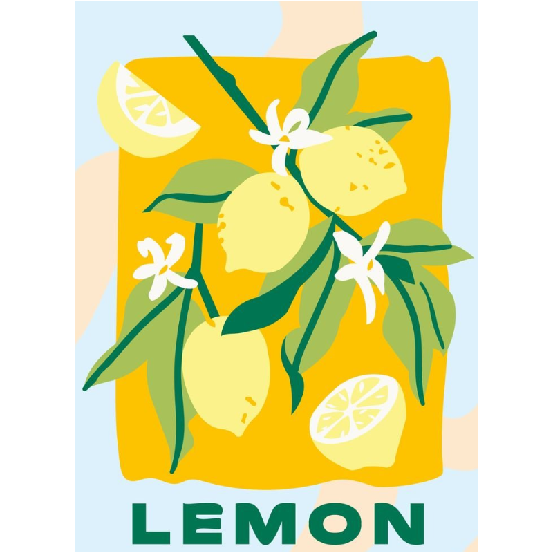 Creart Art Serie Trend Lemon Poster