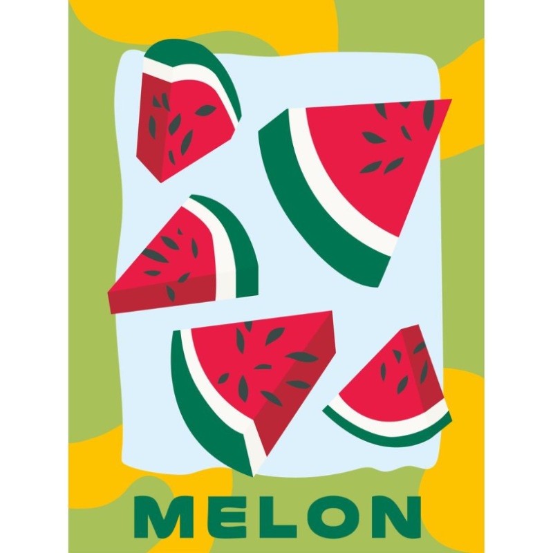 Creart Art Serie Trend Melon Poster