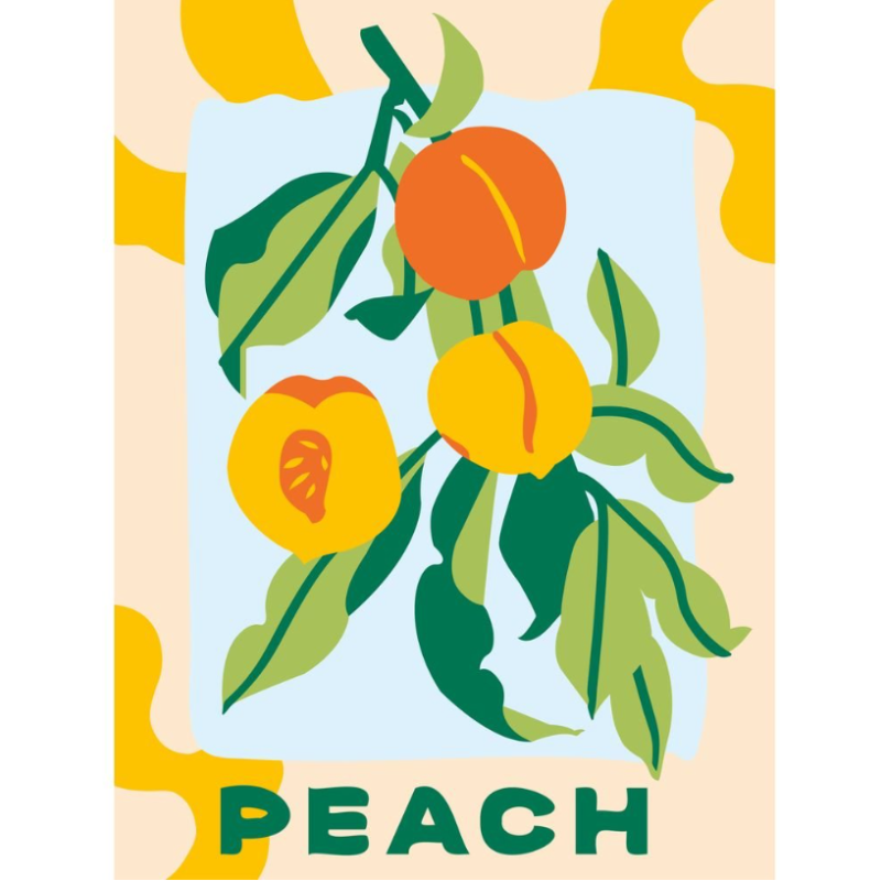 Creart Art Serie Trend Peach Poster