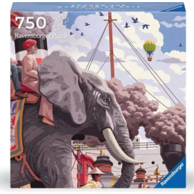 Puzzle La Vuelta Al Mundo En 80 Días 750 Pzs De Ravensburger