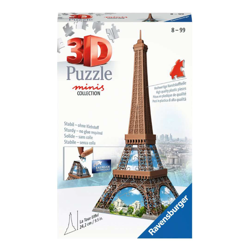 Puzzle 3D Mini Torre Eiffel 54 Pzs De Ravensburger