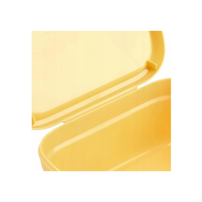 Fiambrera Cuadradra Amarilla León