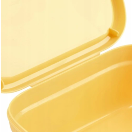 Fiambrera Cuadradra Amarilla León