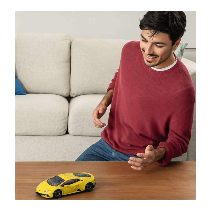 Puzzle 3D Lamborghini Huracán Amarillo 156 Pzs