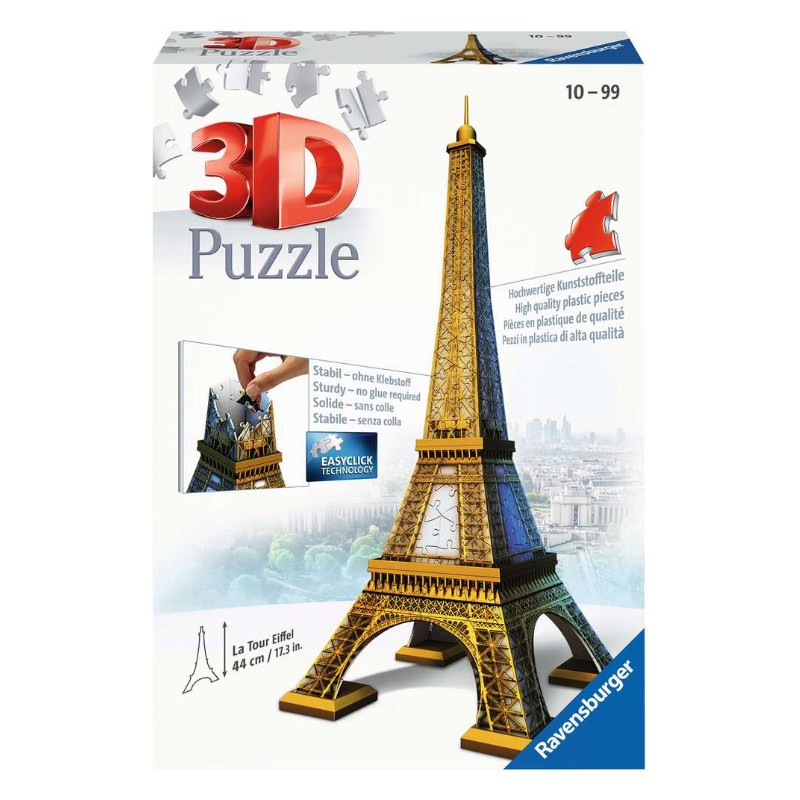 Puzzle 3D Torre Eiffel 216 Pzs De Ravensburger