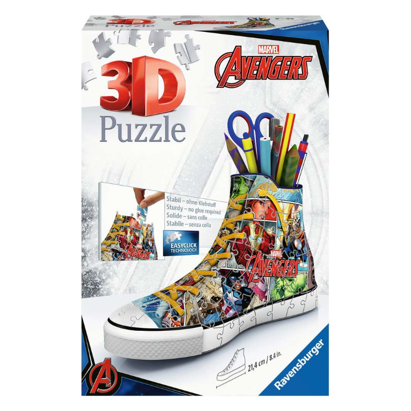 Puzzle 3D Sneacker Marvel 112 Pzs De Ravensburger