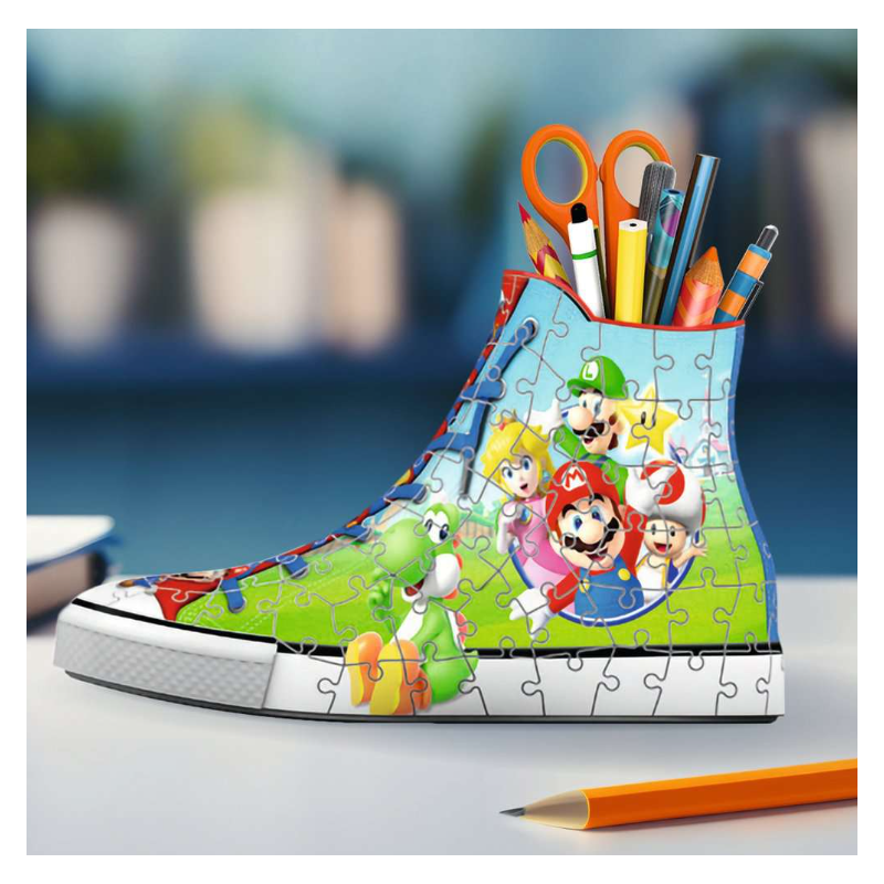 Puzzle 3D Sneacker Mario Bros 112 Pzs