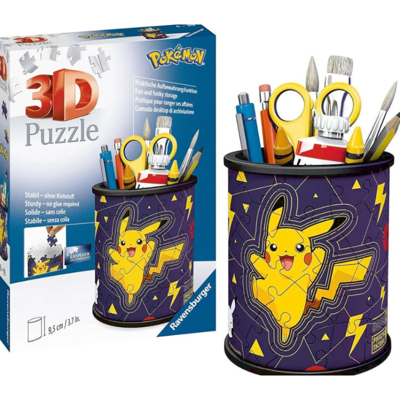 Puzzle 3D Pokemon Portalápices