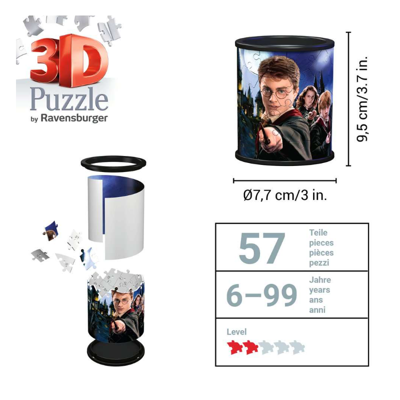Puzzle 3D Harry Potter Portalápices