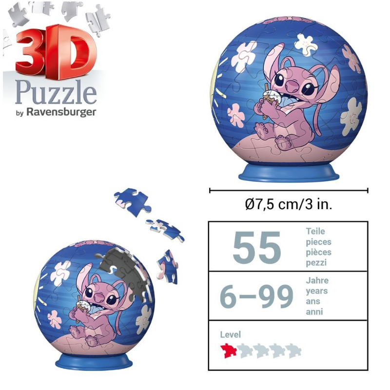 Puzzle 3D Bola Angel 55 Pzs