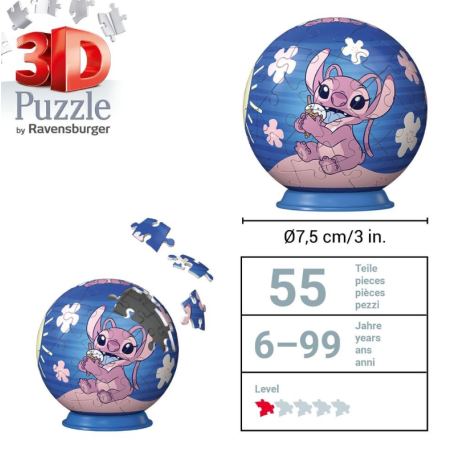 Puzzle 3D Bola Angel 55 Pzs