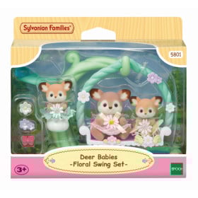 Sylvanian Families Bebé Ciervo Columpio Floral