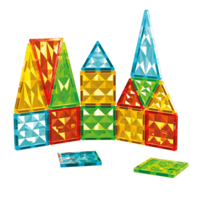 Geomag Magnetic Tiles Gems 16 Pcs 2