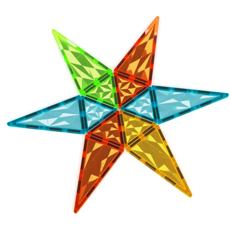 Geomag Magnetic Tiles Gems 44 Pcs