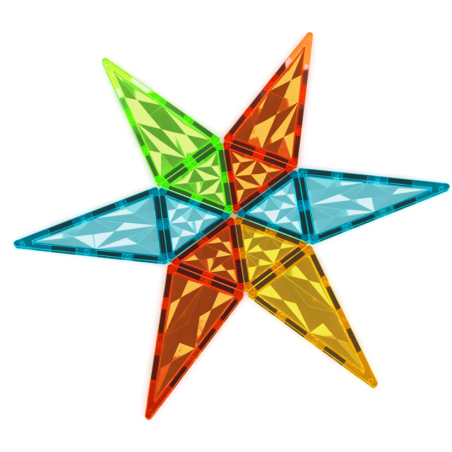 Geomag Magnetic Tiles Gems 44 Pcs