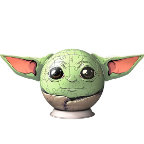 Puzzle 3D Bola Star Wars Grogu 77 Pzs De Ravensburger 2