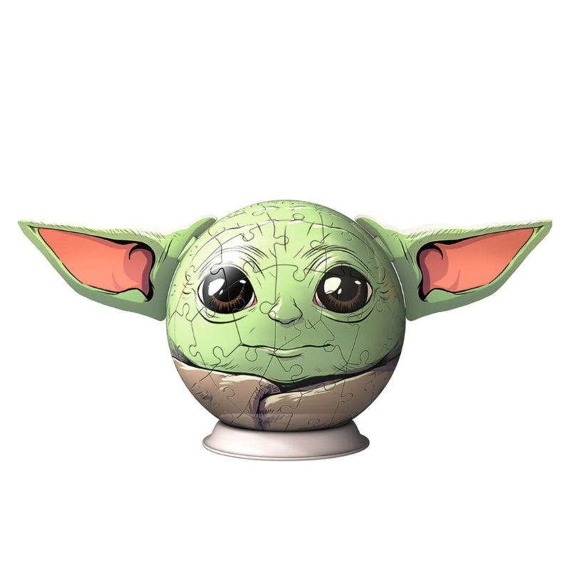 Puzzle 3D Bola Star Wars Grogu 77 Pzs