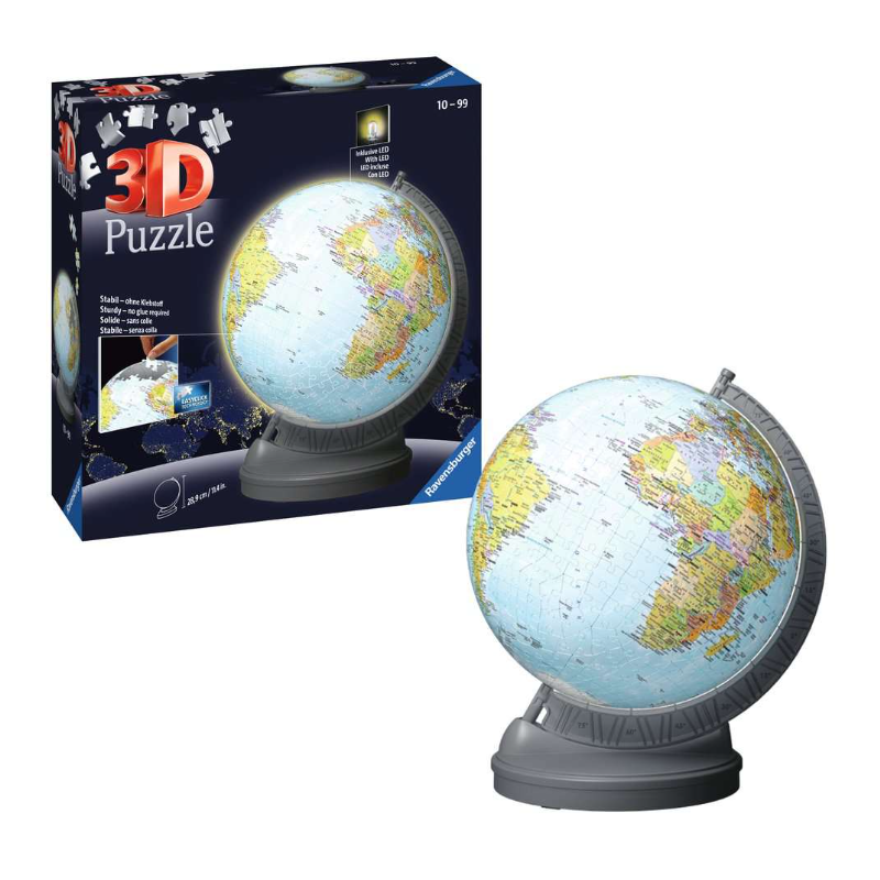 Puzzle 3D Globo Terráqueo 548 Pzs