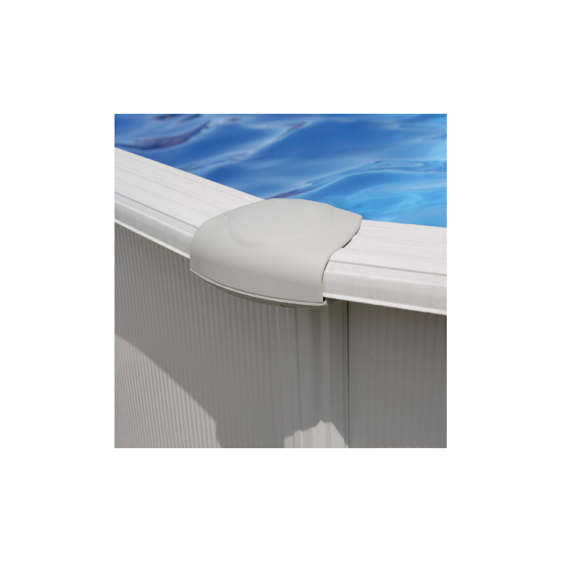 Piscina Ovalada Haiti Blanca 610x375x132 cm