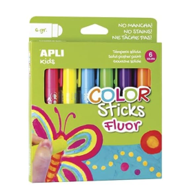 Color Stick Color Surtidos Fluor 6 Ud De Apli