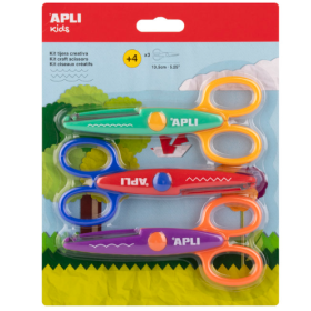 Tijera Creativa 3 Cortes De Apli