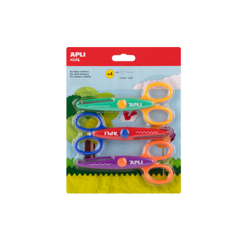 Tijera Creativa 3 Cortes De Apli