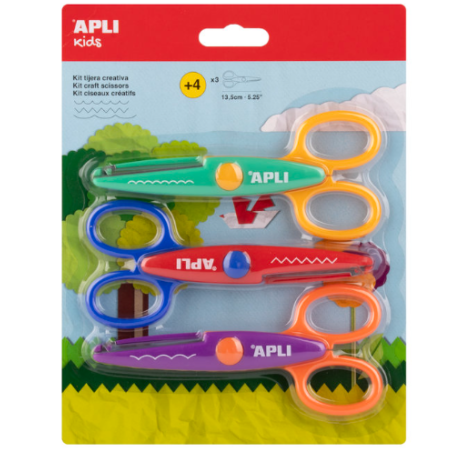 Tijera Creativa 3 Cortes De Apli