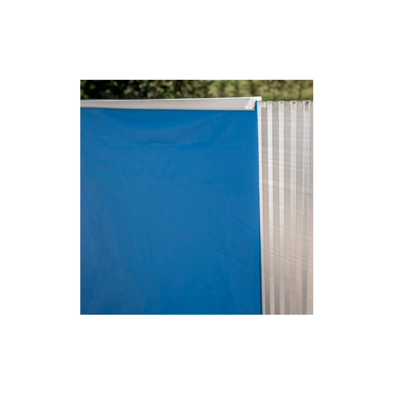 Piscina Acero Ovalada Blanca Atlantis 730x375x132 cm GRE