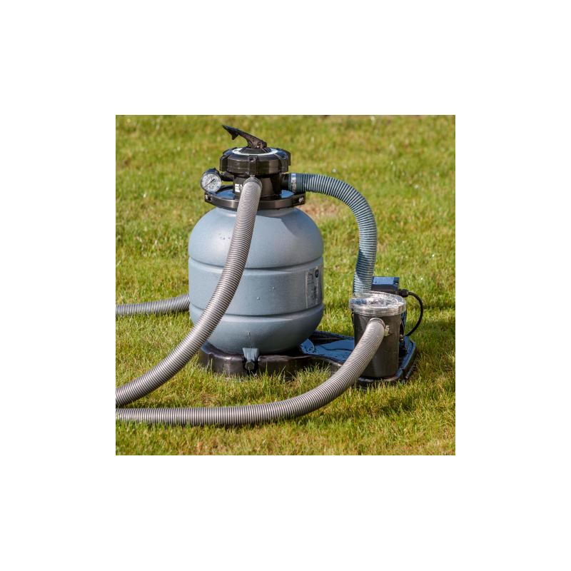 Piscina Acero Ovalada Blanca Atlantis 500x300x132 cm GRE