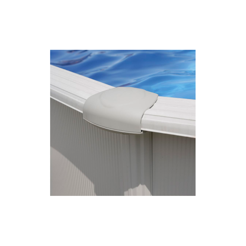Piscina Acero Ovalada Blanca Atlantis 500x300x132 cm GRE