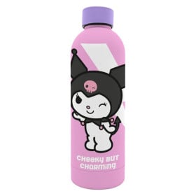 Botella Acero Inoxidable Kuromi 800 Ml.